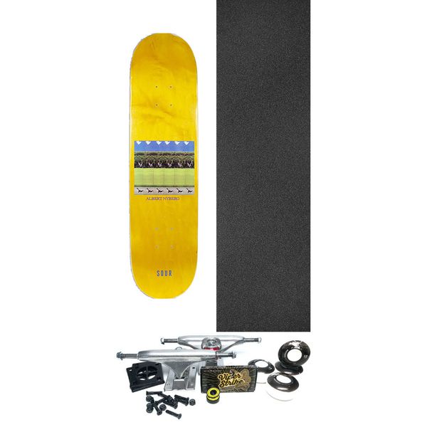 Sour Solution Skateboards Albert Nyberg 3D Skateboard Deck - 8.375" x 32.08" - Complete Skateboard Bundle